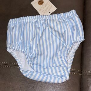 Blue and white bloomers